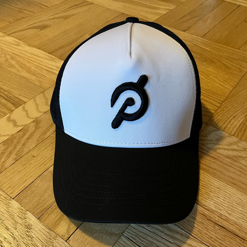 NEW! Peloton Black and White Hat